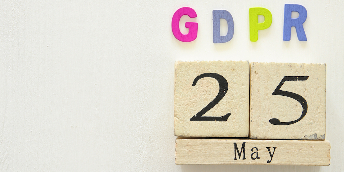 General Data Protection Regulation - May 25 date on fridge