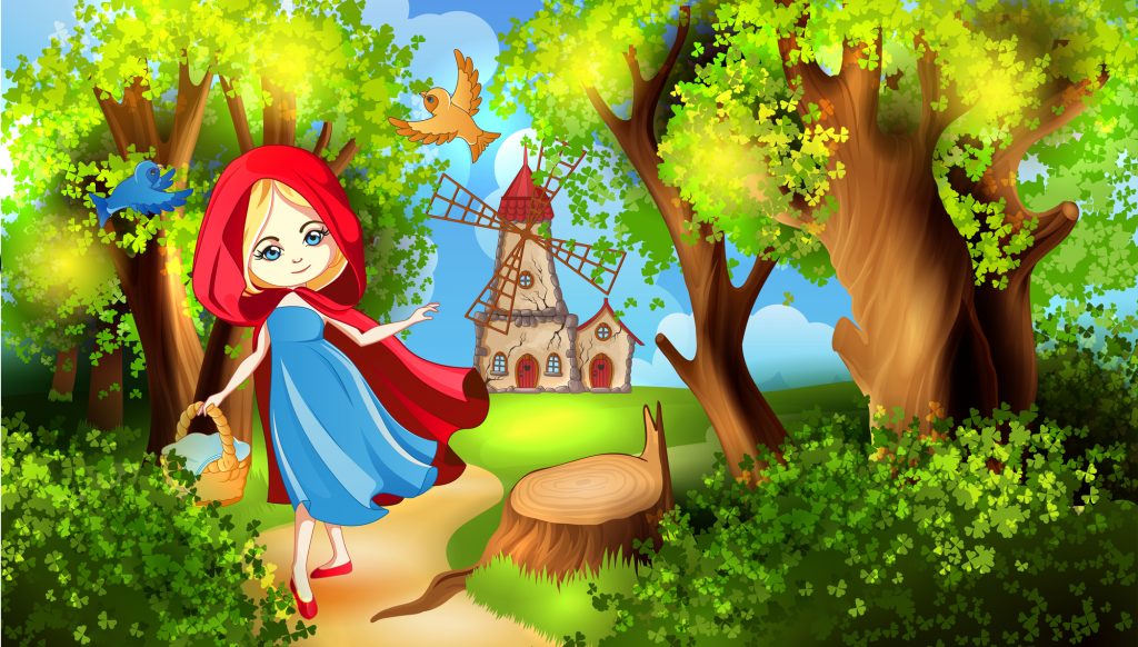 Little Red Riding Hood in an online world
