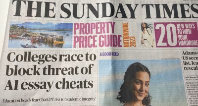 image001-jpg The Sunday Times headline: Colleges race to block threat of AI essay cheats