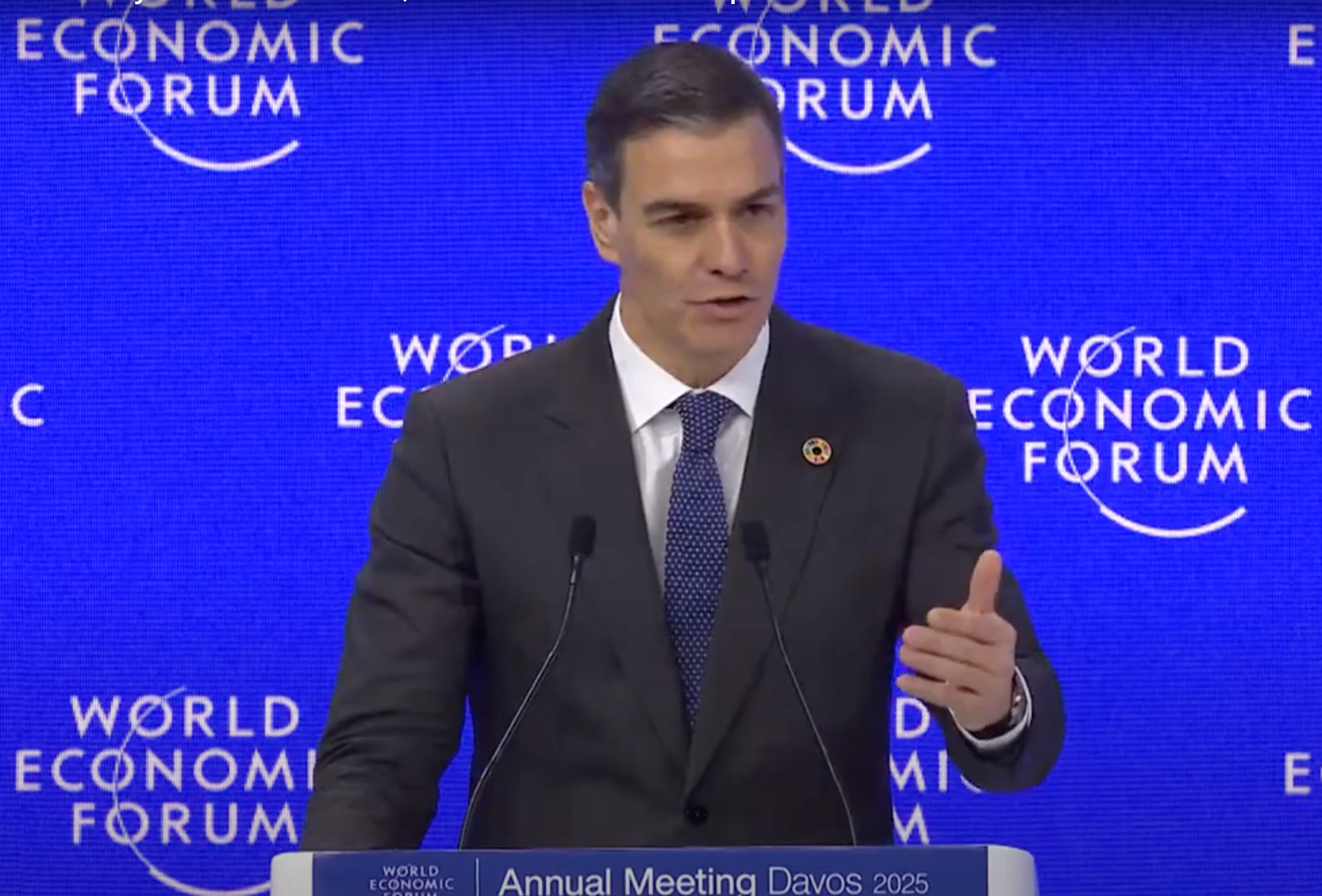 Spanish Prime Minister at Davos