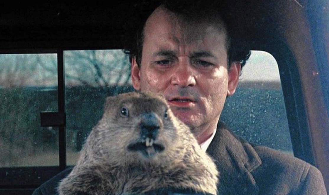 Bill Murray in the movie 'Groundhog Day'